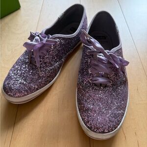 Keds Lavender Glitter Women's Sneakers